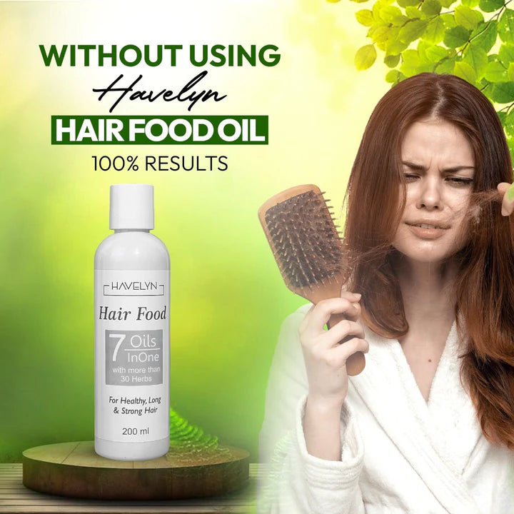 Organic Havelyn 7 in 1 Hair Food Oil || 200 ML || 7 oils & 30 Herbal Extracts