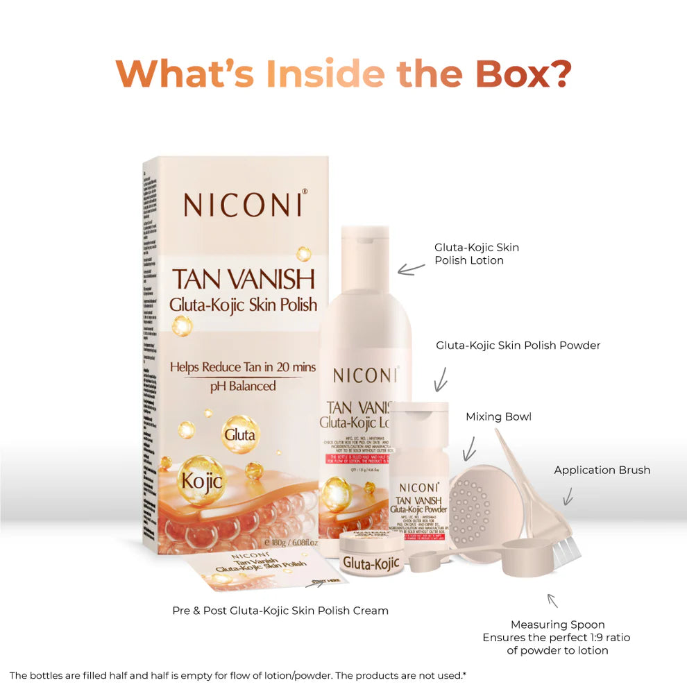 Niconi Tan Vanish Gluta-Kojic Skin Polish 180g