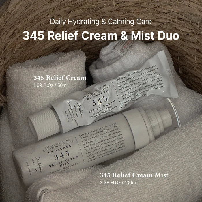 Dr. Althea 345 Relief Cream & Mist Duo || 2 in 1 deal || Dc free