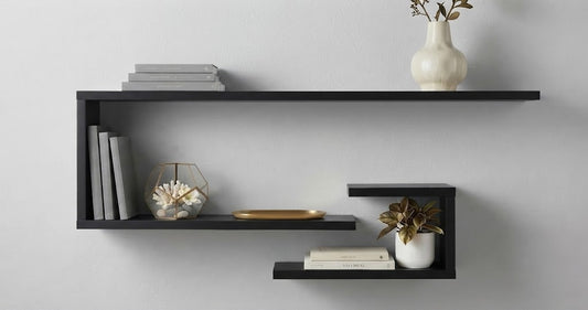 Floating Wall Mounted Wooden Shelf