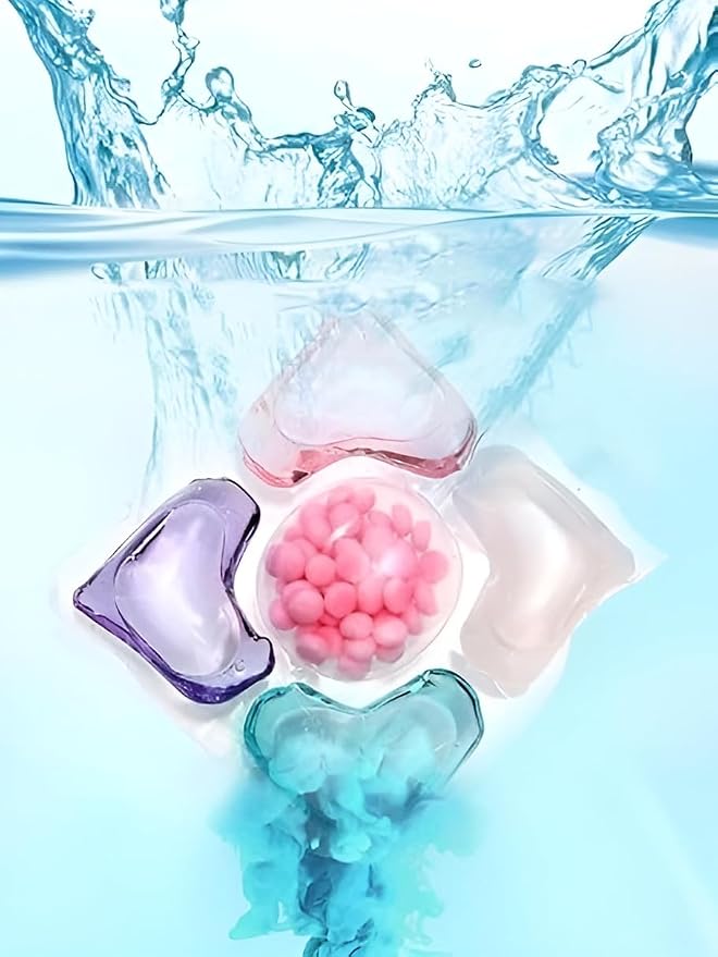 5-in-1 Laundry Pods for Deep Clean, Stain & Odor Removal, Color Care & Softening | Fresh Scent | Easy, Pre-Measured | pack of 10 pods