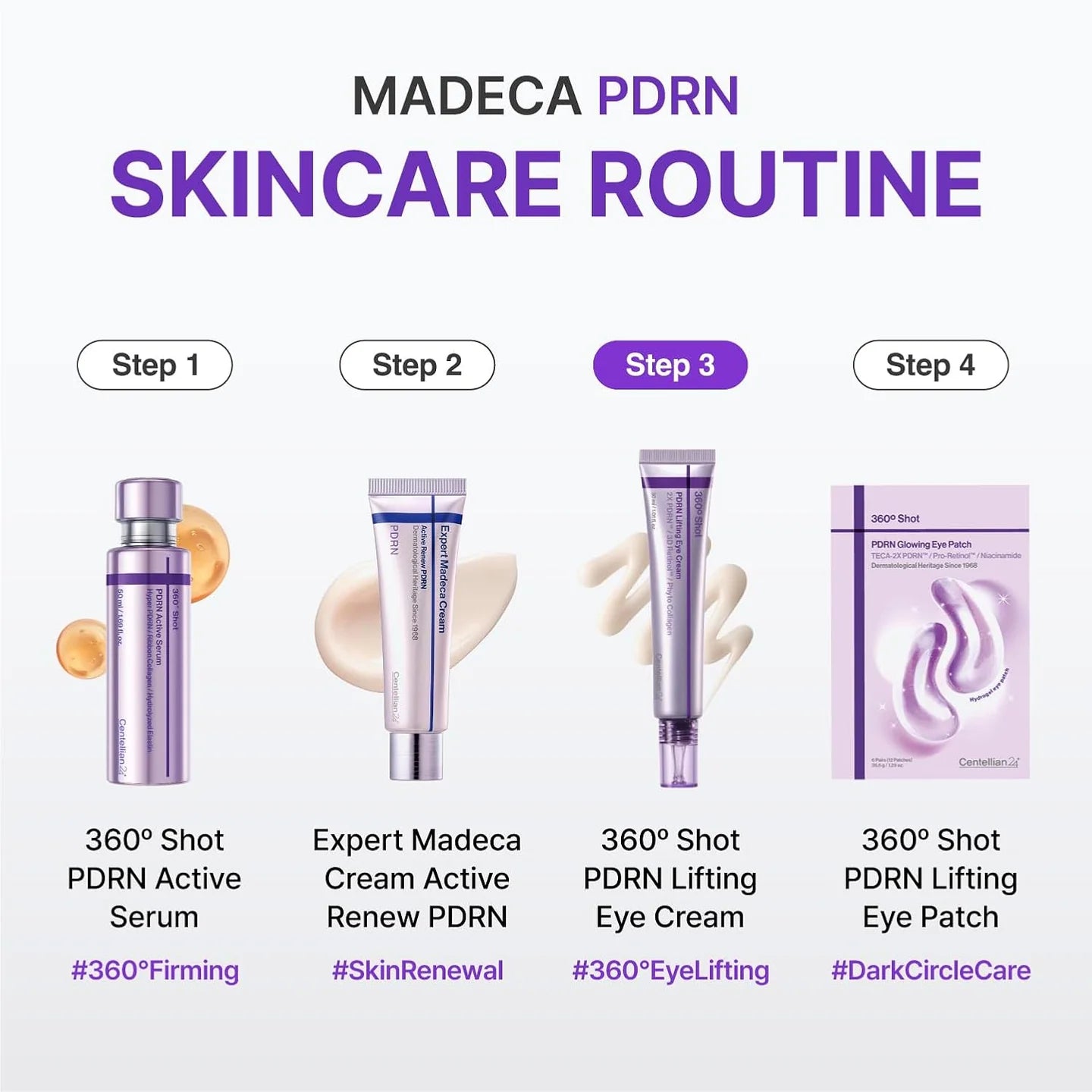 360º Shot PDRN lifting Eye cream || 30ml || Buy 1 get 1 free