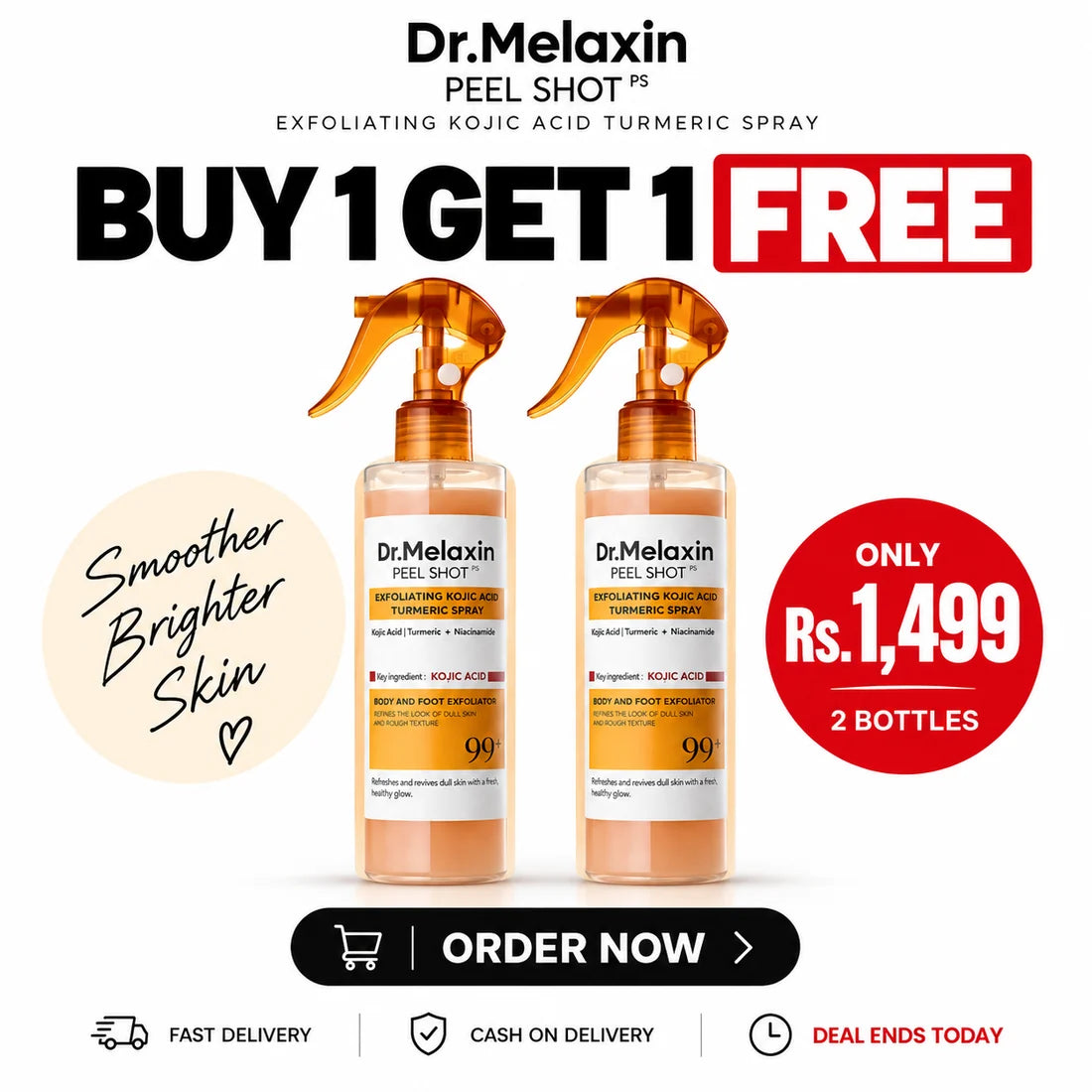 Dr. Melaxin Kojic Acid Turmeric Spray