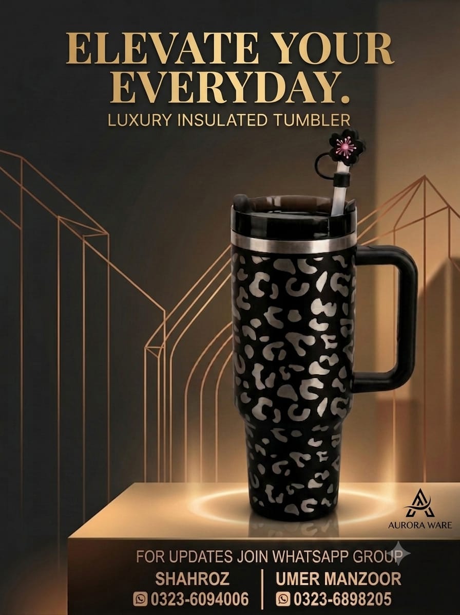 Stanley Tumbler Thermos Cup L.V Printed-Pink