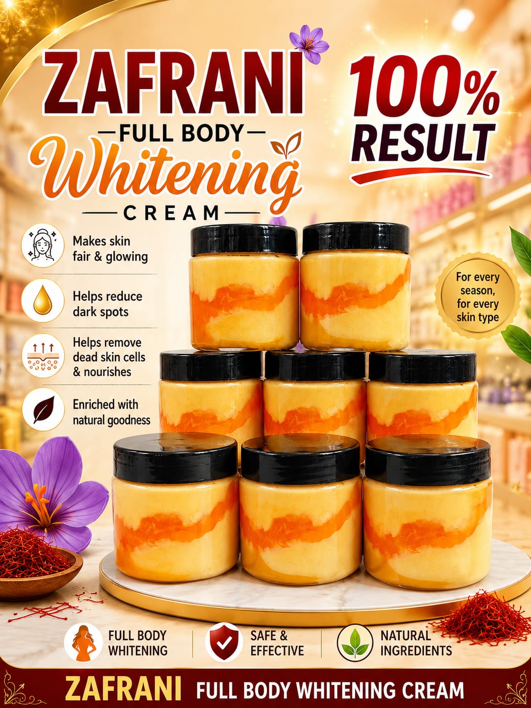 Zafrani Beauty Cream 500G