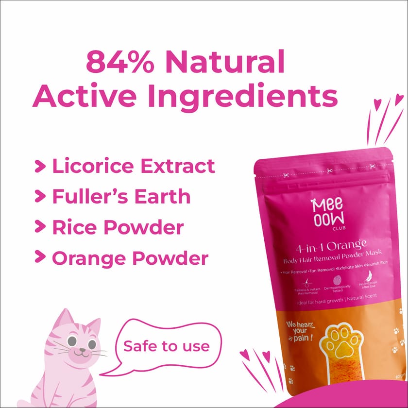 Mee Oow Hair Removal Wax Powder (150GM)