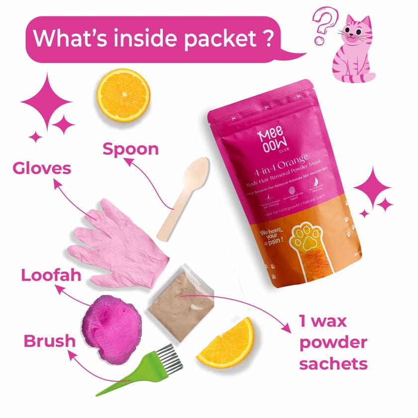 Mee Oow Hair Removal Wax Powder (150GM)