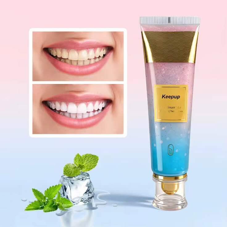 Nicotinamide Brightening Toothpaste Deep Cleaning Yellow Teeth Stains Removal Fresh Breath Enamel Gums Care Whitening Toothpaste
