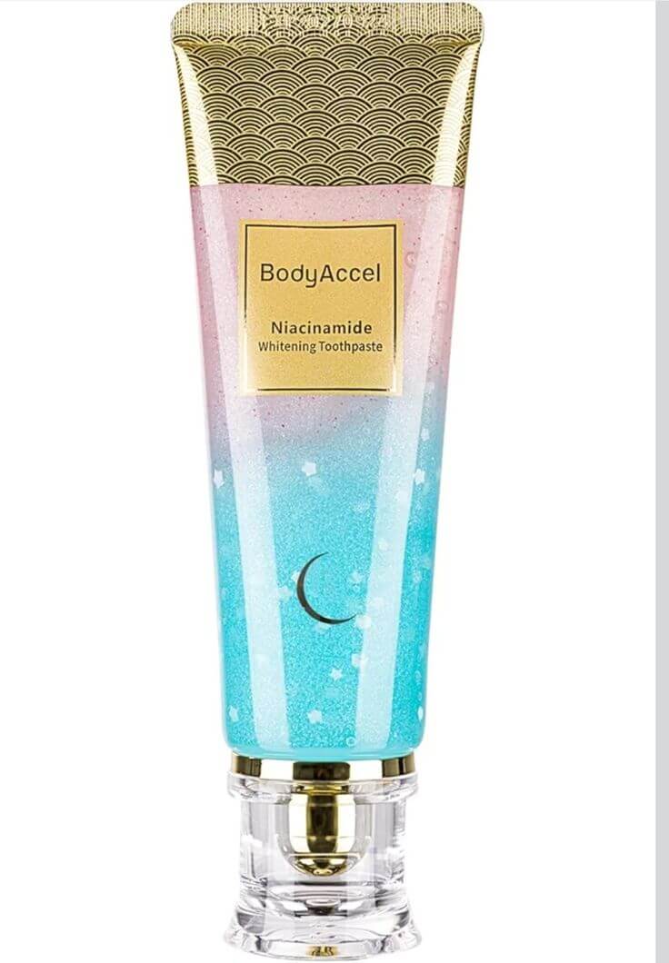 Nicotinamide Brightening Toothpaste Deep Cleaning Yellow Teeth Stains Removal Fresh Breath Enamel Gums Care Whitening Toothpaste
