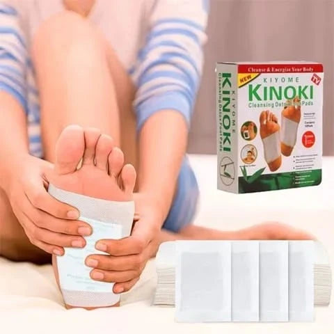 Kinoki Foot Care Pads – Natural Herbal Sleep-Time Patches Pack of 10