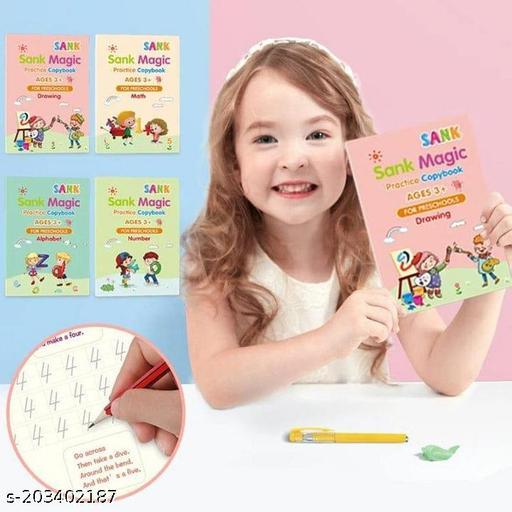 Sank Calligraphy Magic Book | Pack Of 4 Books || Delivery Free ||