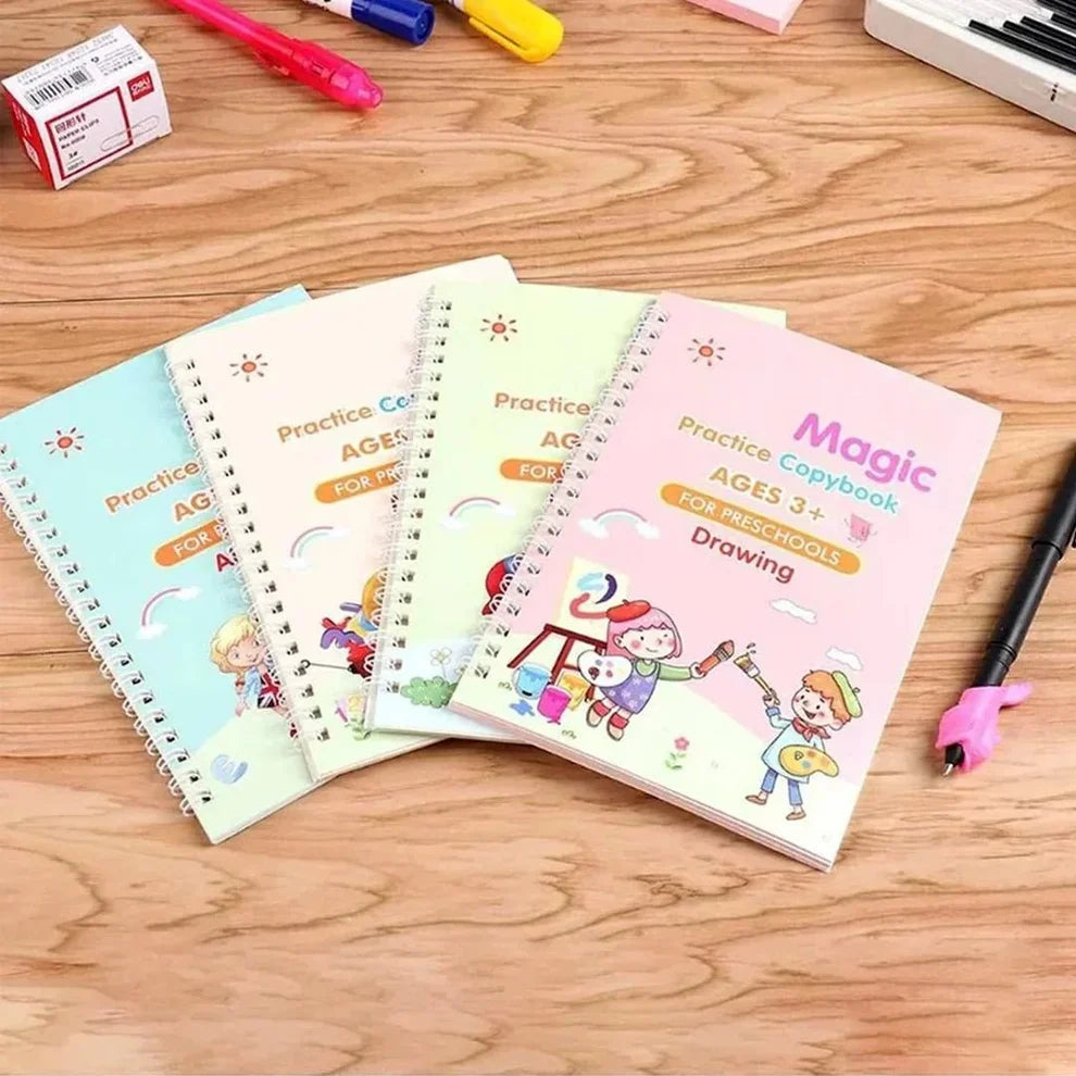 Sank Calligraphy Magic Book | Pack Of 4 Books || Delivery Free ||