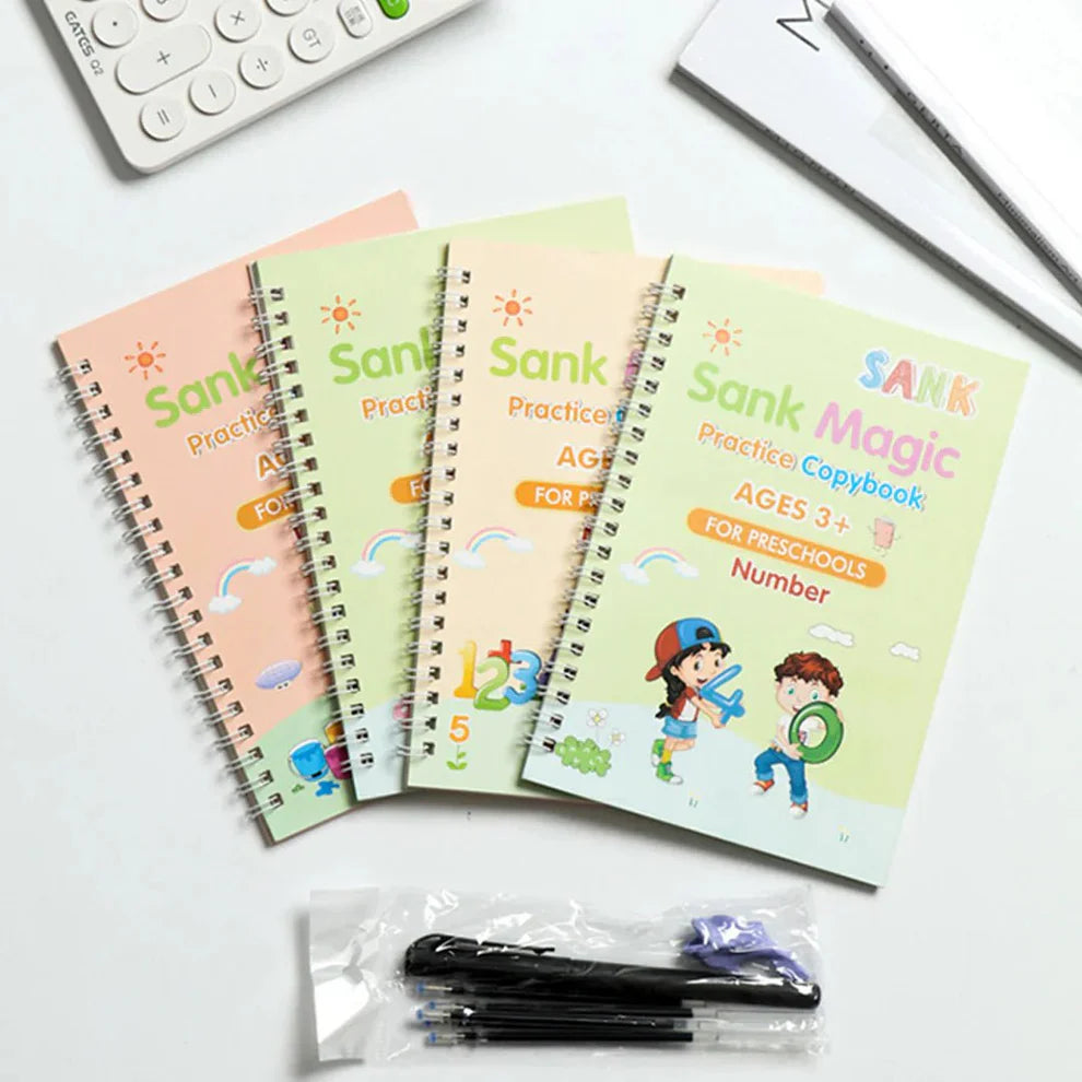 Sank Calligraphy Magic Book | Pack Of 4 Books || Delivery Free ||