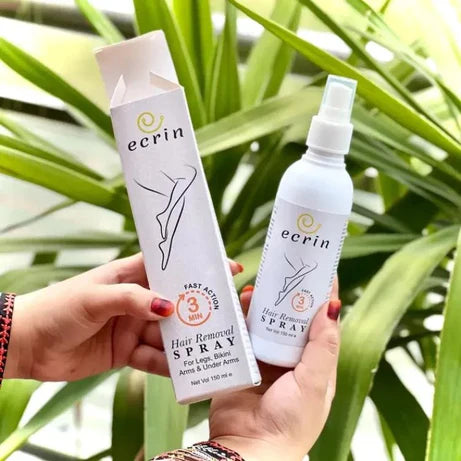 Unisex Painless Ecrin Hair Removal Spray -Fast Action in 3 Min- easy hair removal (Free DC)